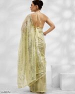 New Party Wear Sequence Embroidered Fancy Designer Saree With Un-Stitched Blouse