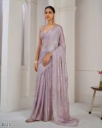 Indian Designer Ethnic Wear Saree With Un-Stitched Blouse For Elegant Parties