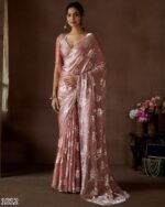 Our Premium And Authentic Partywear Designer Un-Stitched Saree Collection 2024