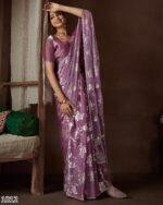Our Premium And Authentic Partywear Designer Un-Stitched Saree Collection 2024