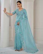 We Bring You The Finest Partywear Designer Organza Saree Collection Of Women