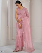 We Bring You The Finest Partywear Designer Organza Saree Collection Of Women