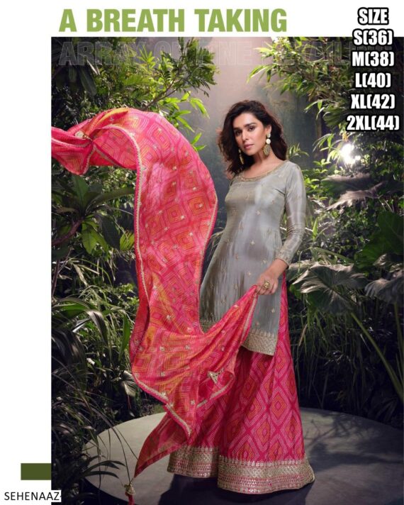Add A Striking Touch To Your Ethnic Attires With The Latest Designer Plazo Suits Of Ethnicrang