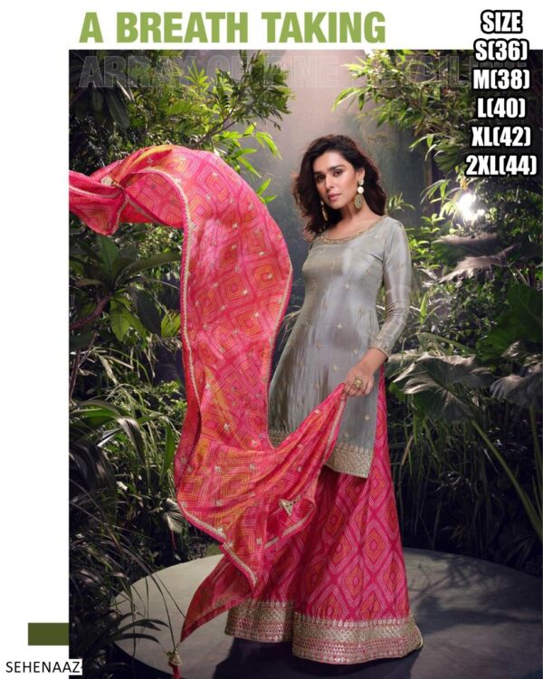 Add A Striking Touch To Your Ethnic Attires With The Latest Designer Plazo Suits Of Ethnicrang