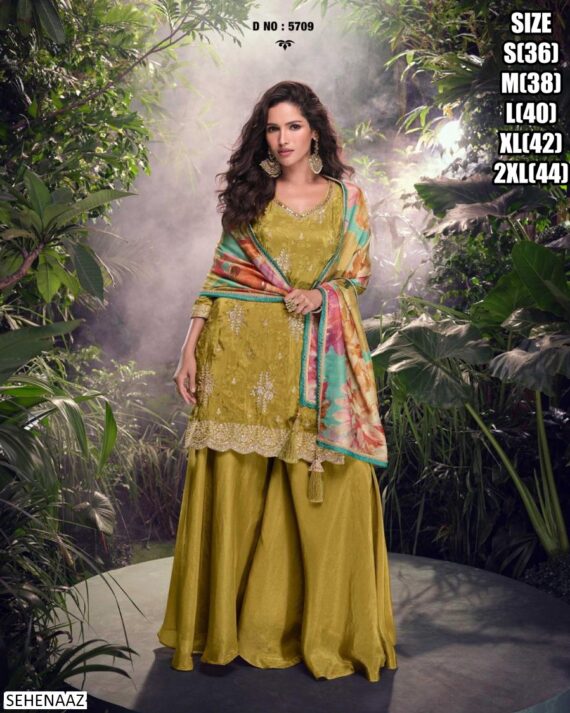 Add A Striking Touch To Your Ethnic Attires With The Latest Designer Plazo Suits Of Ethnicrang