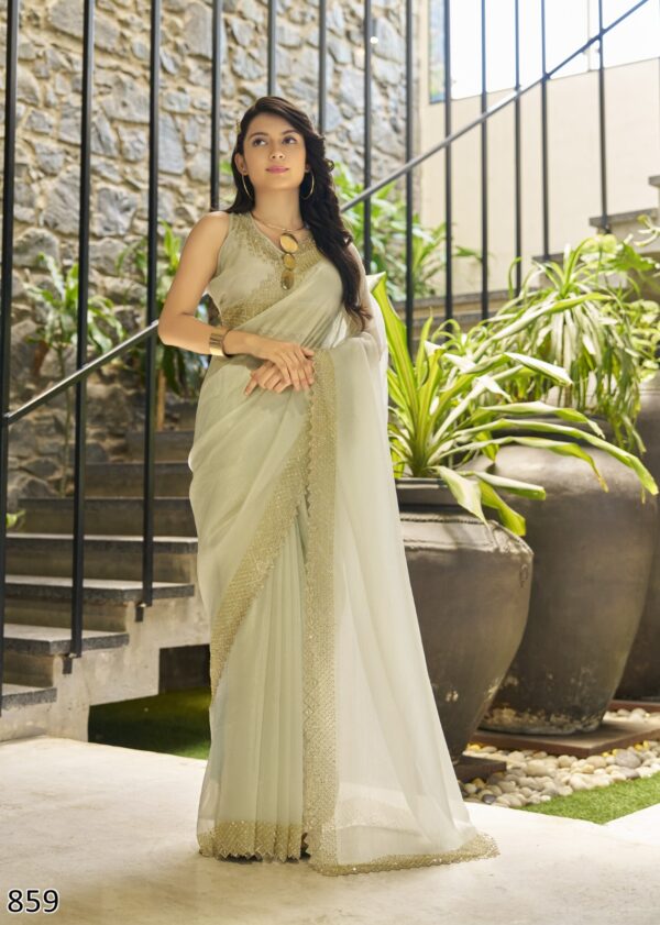 This Collection Of Exclusively Un-Stitched Sarees To Adorn You On The Special Occasions