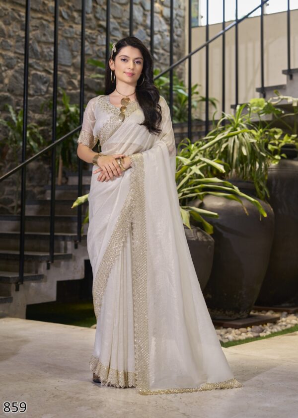 This Collection Of Exclusively Un-Stitched Sarees To Adorn You On The Special Occasions
