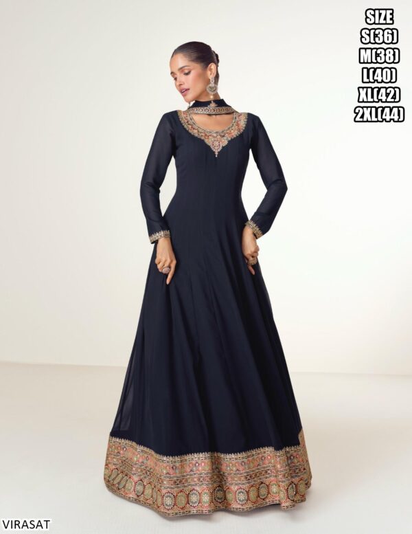 Launching Our New An Embroidered Designer Readymade Gown Dresses For Women