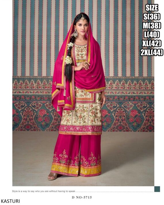 Beautiful Floral Designer Ethnic Plazo Suits For Women's Are Available At Ethnicrang