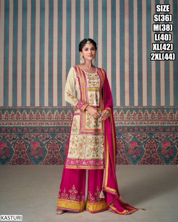 Beautiful Floral Designer Ethnic Plazo Suits For Women's Are Available At Ethnicrang