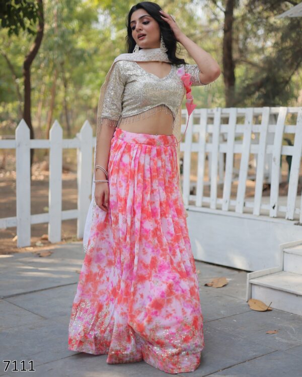 This Exquisite Lehenga Choli Is Designed To Make You Shine At Party And Any Occasions