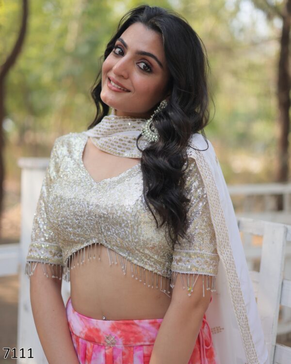 This Exquisite Lehenga Choli Is Designed To Make You Shine At Party And Any Occasions