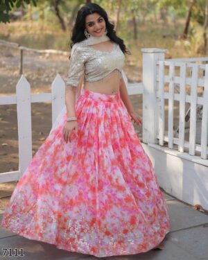 This Exquisite Lehenga Choli Is Designed To Make You Shine At Party And Any Occasions