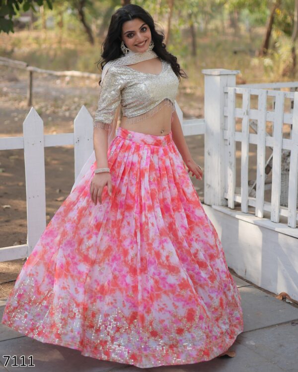 This Exquisite Lehenga Choli Is Designed To Make You Shine At Party And Any Occasions