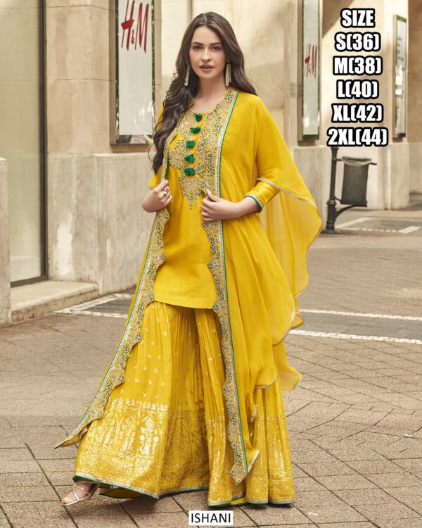 Embark On A Journey Of Fashion And Elegance With Ethnicrang's Exquisite Collection Of Designer Gharara Suits