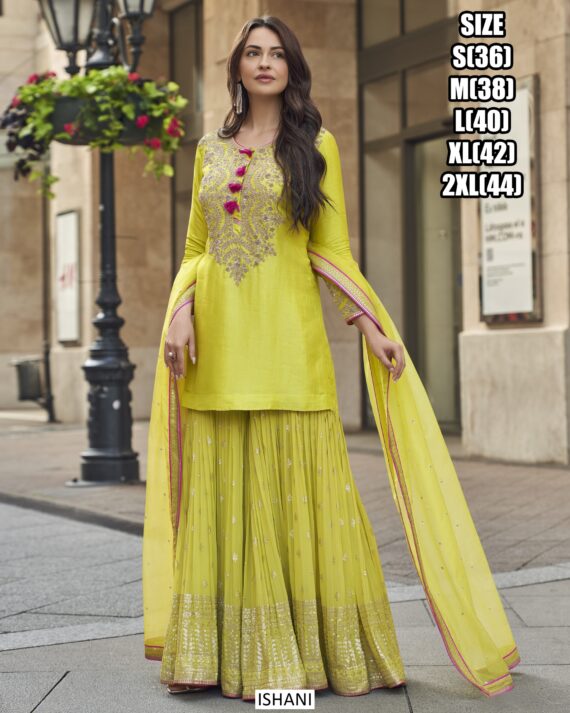 Embark On A Journey Of Fashion And Elegance With Ethnicrang's Exquisite Collection Of Designer Gharara Suits