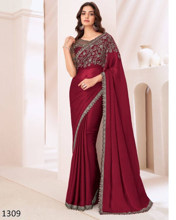 This Collection Are Exclusively Party Wear Sarees And To Adorn You On The Special Moments That Celebrations
