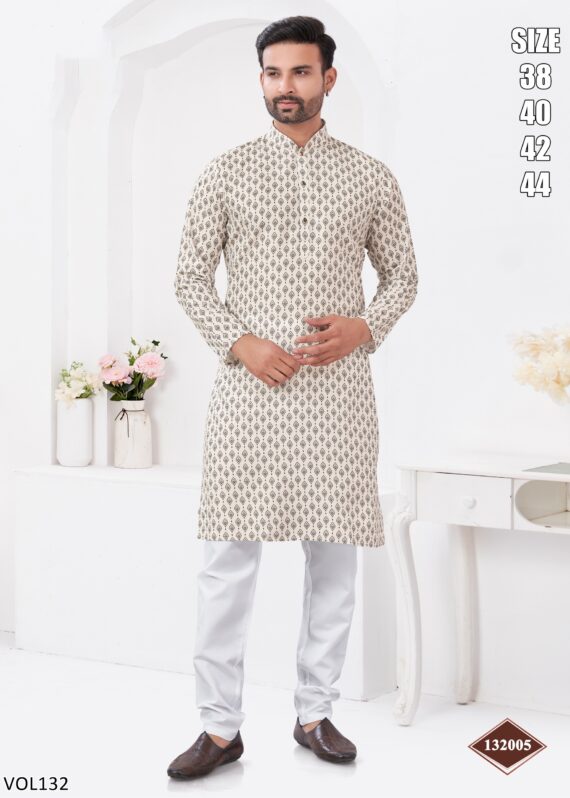 Men's Kurta Pajamas At Ethnicrang Offer A Fascinating Variety Of Colours, Designs And Styles