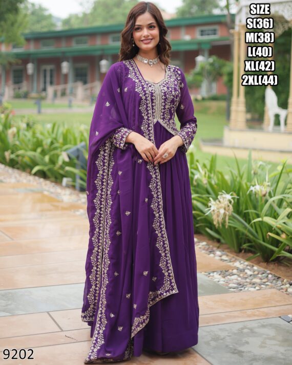 Shop This Designer Anarkali Gowns Online For Upcoming Wedding Functions And Festivals