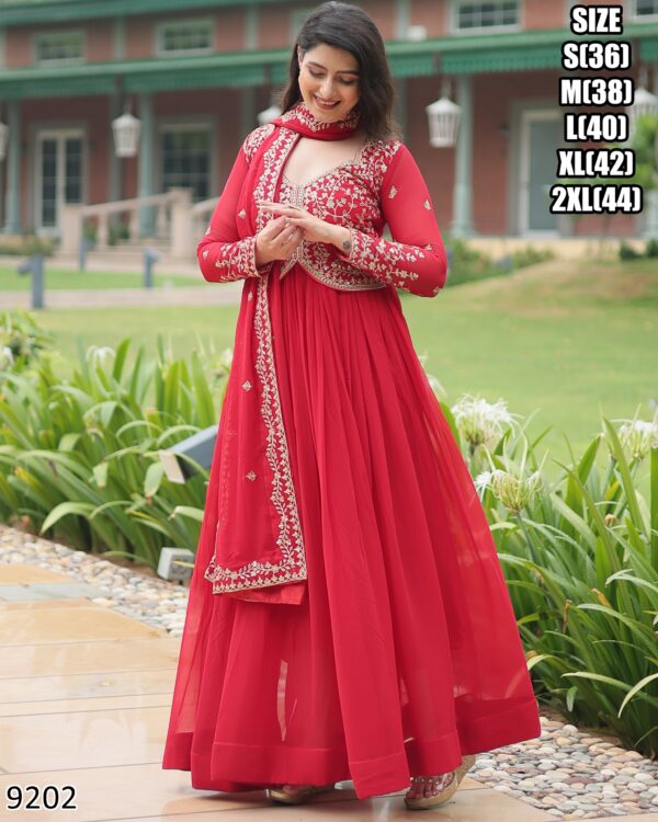 Shop This Designer Anarkali Gowns Online For Upcoming Wedding Functions And Festivals