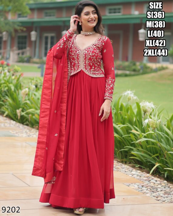 Shop This Designer Anarkali Gowns Online For Upcoming Wedding Functions And Festivals
