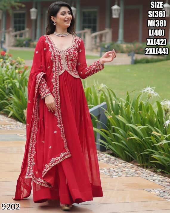 Shop This Designer Anarkali Gowns Online For Upcoming Wedding Functions And Festivals