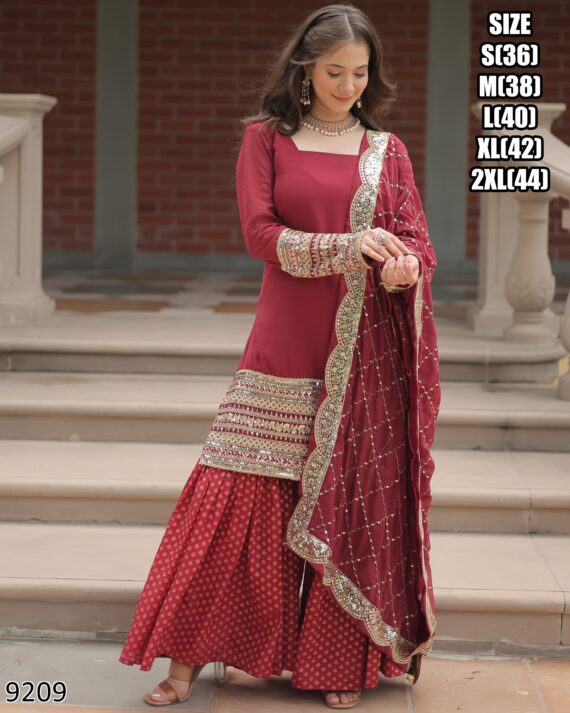 Buy Our Ethnic Sharara Suit Sets For Women Designed Specially For Festivals And Weddings