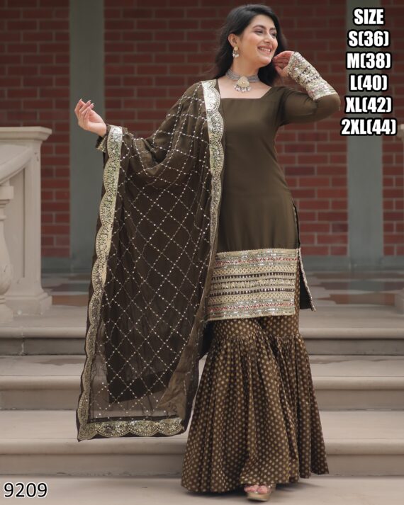 Buy Our Ethnic Sharara Suit Sets For Women Designed Specially For Festivals And Weddings