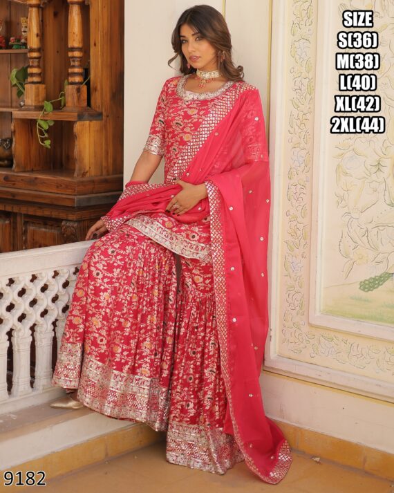 A Chic And Elegant Festive Wear Gharara Suits From Ethnicrang