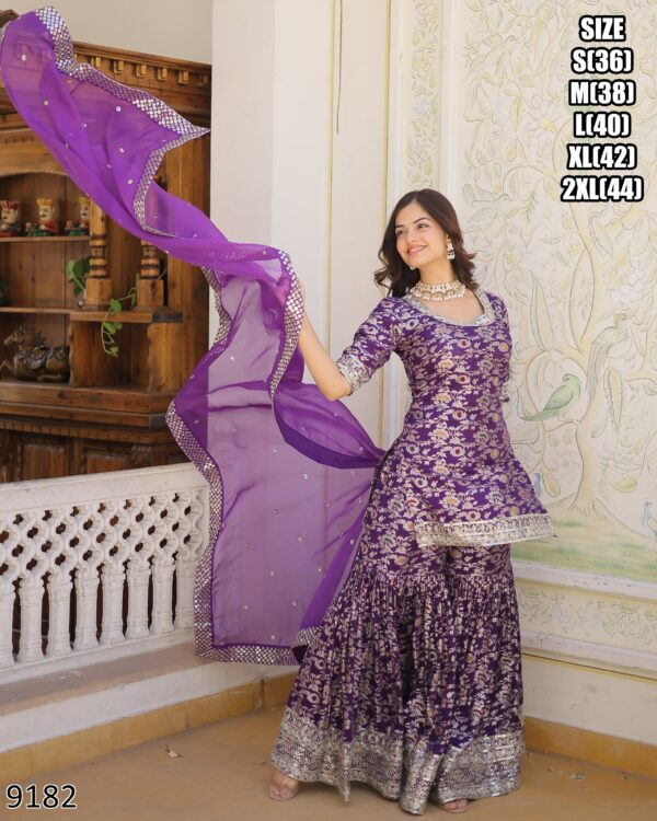 A Chic And Elegant Festive Wear Gharara Suits From Ethnicrang