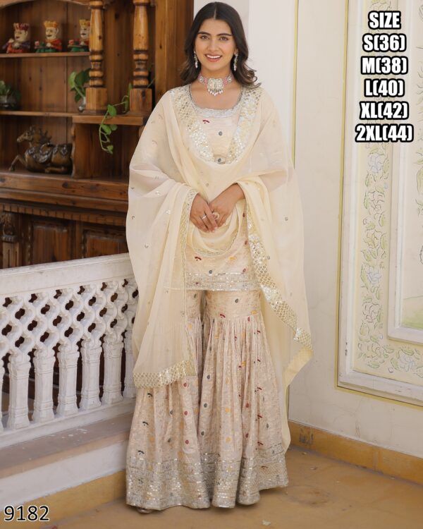 A Chic And Elegant Festive Wear Gharara Suits From Ethnicrang