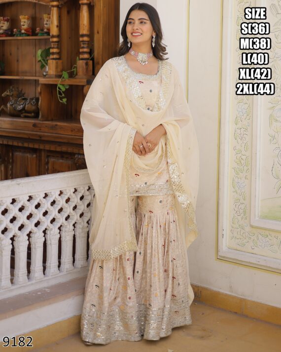 A Chic And Elegant Festive Wear Gharara Suits From Ethnicrang