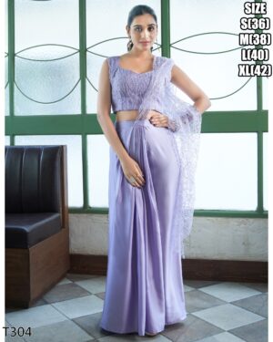 Presenting You With A New Arrival Of Trending Ready To Wear Sarees For Parties