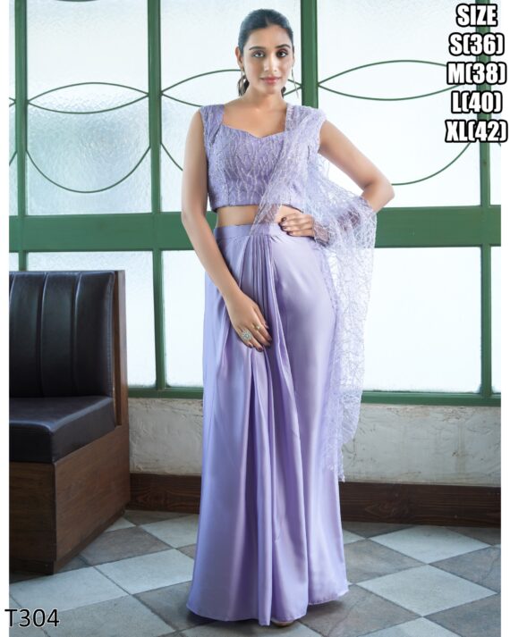 Presenting You With A New Arrival Of Trending Ready To Wear Sarees For Parties