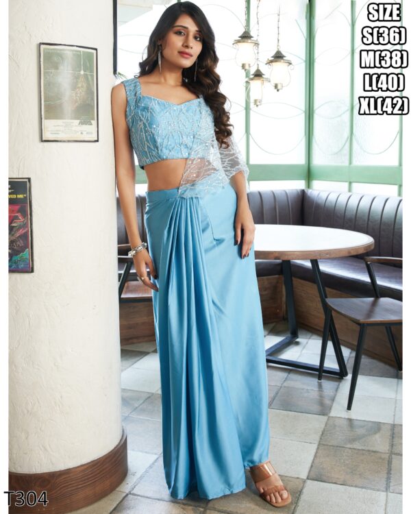 Presenting You With A New Arrival Of Trending Ready To Wear Sarees For Parties