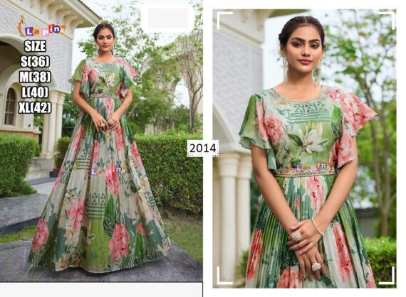 Bright Up Your Festive Wardrobe With This Stunning Ensemble This Set Is Perfect For Weddings, Reception And Festivals