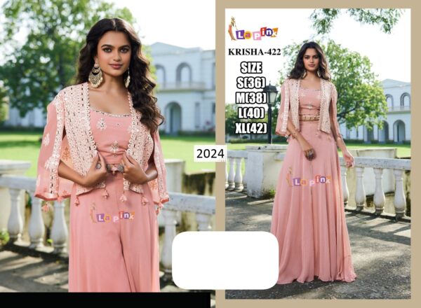 Bright Up Your Festive Wardrobe With This Stunning Ensemble This Set Is Perfect For Weddings, Reception And Festivals