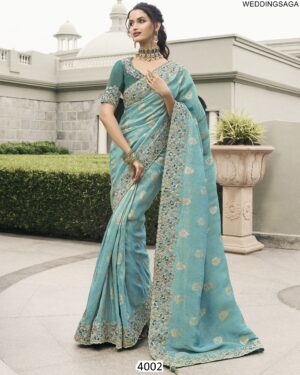 Mesmerizing Sarees For Weddings Are Available In Various Designs And Blouse Patterns