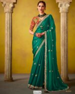 Buy Trending Saree With Un-Stitched Blouse - Elegant Party Attire for Women
