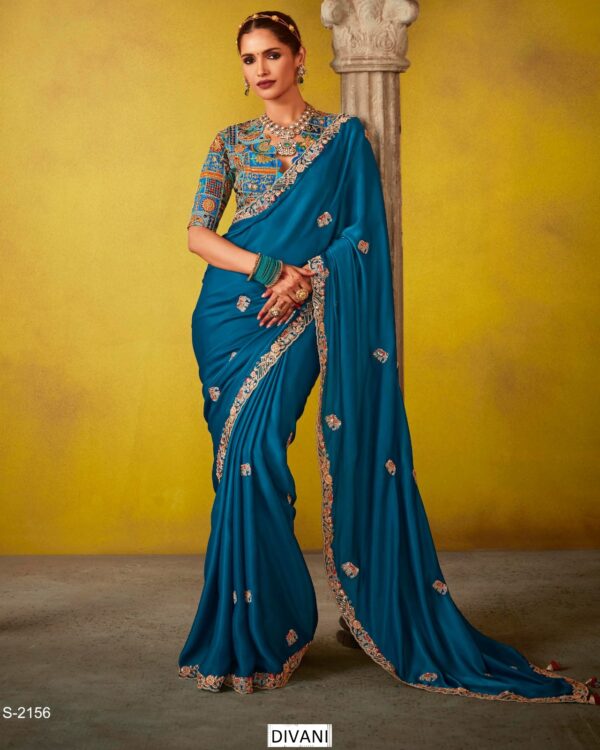 Buy Trending Saree With Un-Stitched Blouse - Elegant Party Attire for Women