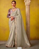 Buy Trending Saree With Un-Stitched Blouse - Elegant Party Attire for Women