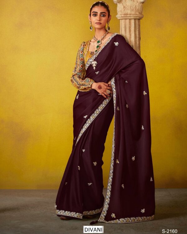 Buy Trending Saree With Un-Stitched Blouse - Elegant Party Attire for Women