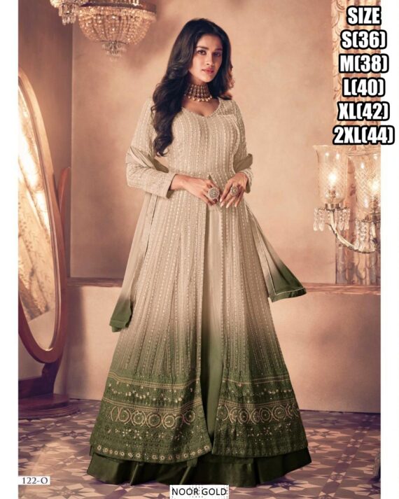 Turn Heads At Your Next Special Occasion With Our Heavy Party Wear Indowestern Three Piece Dresses