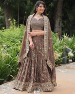 Available Our New And Unique Wedding Wear Lehenga Choli Sets In Heavy Designer Georgette