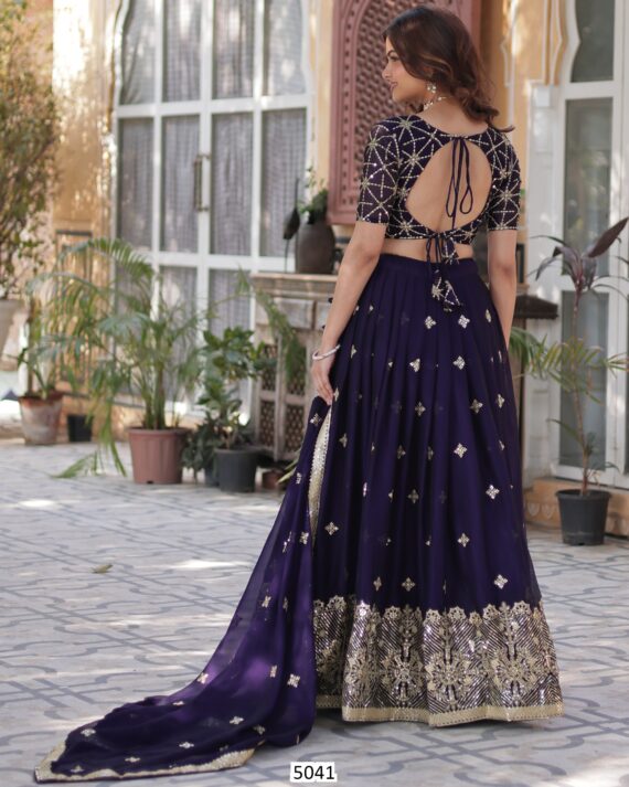 Available Our New And Unique Wedding Wear Lehenga Choli Sets In Heavy Designer Georgette