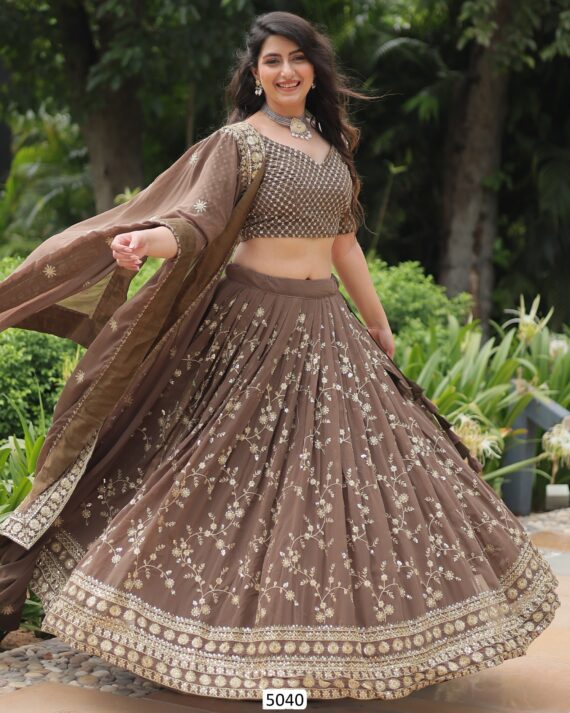 Available Our New And Unique Wedding Wear Lehenga Choli Sets In Heavy Designer Georgette