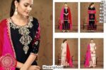Get Glam Up Look With Our Applique Style Thread Work Party Wear Plazo Suits For Women