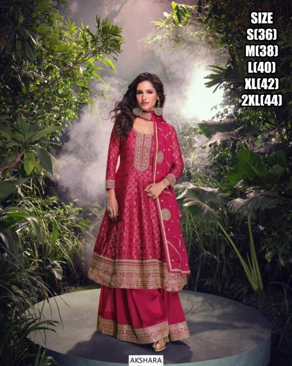 Add A Striking Traditional Touch To Your Ethnic Attires With The Latest Designer Plazo Suits