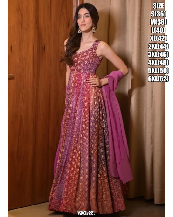 Shop From A Wide Choice Of Women Full Flared Gown Sets From Ethnicrang