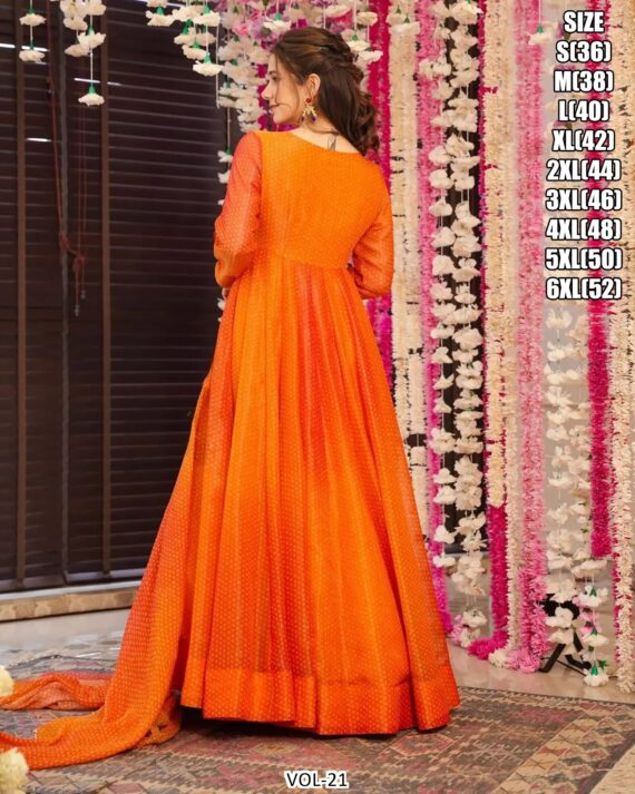 Shop From A Wide Choice Of Women Full Flared Gown Sets From Ethnicrang